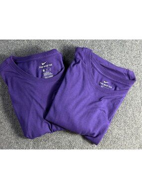 Nike Lot of 2 Men's 3XL Purple Athletic Cut Tee Shirts